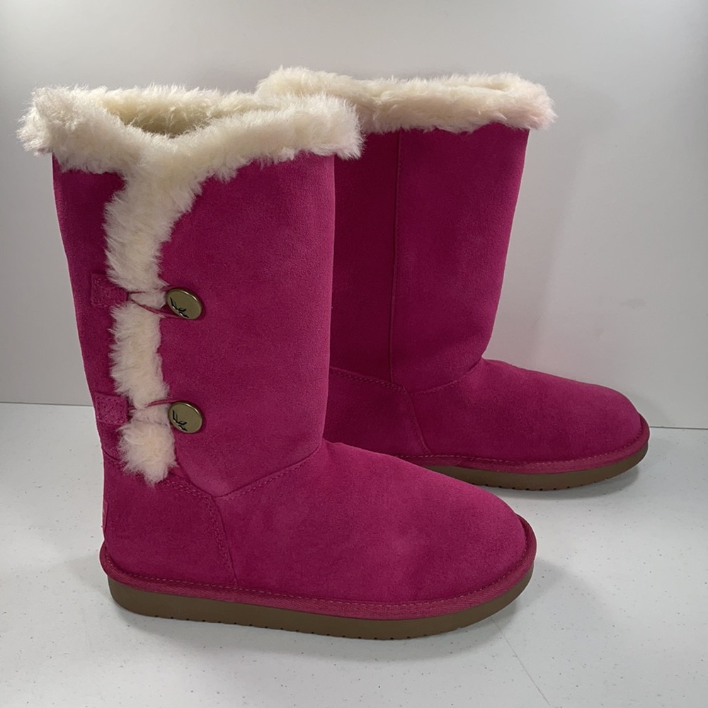 Kookaburra by Ugg Girls Kinslei Faux Fur Boot - Picture 2 of 8